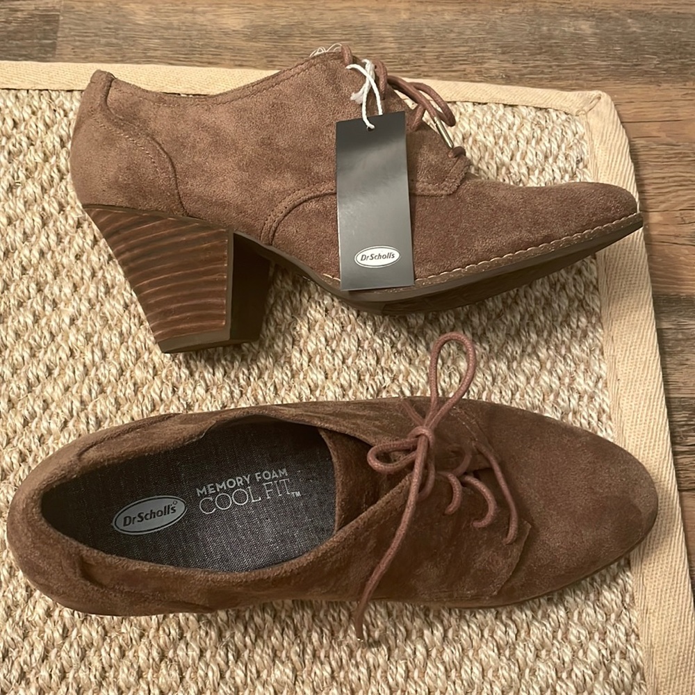 NWT Dr. Scholl’s Brown Booties Size 9.5